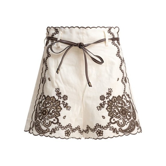 Zimmermann Pants - Zimmermann Ascension Embroidered Short - NWT